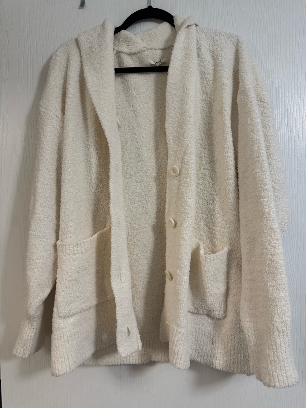 Aerie marshmallow cardigan with buttons medium